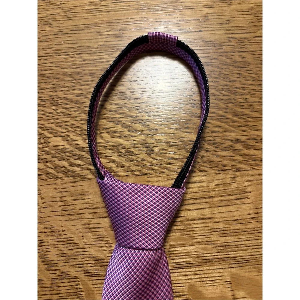 youth ralph lauren zippered‎ adjustable silk tie